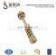 stainless steel flat head spring loaded computer case screws