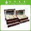 YIXING wood grained wooden gift packaging box with divider