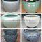 Special large chinese ceramic HAND PAINTED Floral blue and white crackled pots for fish and outdoor aquatic plant