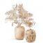 Golden Modern  Style Creative  Flower Arrangement Golden Porcelain  Ceramic Vase For Table Decoration