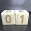 Custom Engraved Wooden Baby Milestone Blocks for Infant