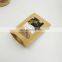 Customized printing kraft paper bag with window food packaging bag stand up pouches Tea bags