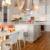 Antique White Shaker Solid Wood Storage Glass Doors Kitchen Cabinet