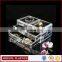 4- tiers acrylic cosmetic jewelry organizer with 3 drawers