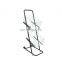 Metal Display Rack 2 Layers Acrylic Magazine Holder Brochure Holder Magazine Rack for Office