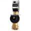 Cost effective DN15 1/2 inch 2 Way 12VDC  Brass Water RV Pressure Reducing Valve With Gauge