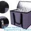 Reinforced Food Delivery Insulated Cooler Bag, Promotional Custom Recyclable Aluminum Foil Picnic Insulated Lunch