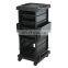 Professional Hair Salon Beauty Equipment Trolley with Appliance Holders for beauty salon