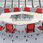 modern training room office table with castor HD04A2-L
