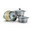 Cast iron enamel food casserole non stick cookware set