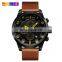 SKMEI 1309 Casual wholesale Genuine leather wrist watches men water resistance