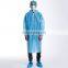 Isolation gown polyethylene pp pe coating PP lab coat