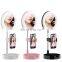 LED Makeup Ring Light Mirror Make Up Mirror Folding Self Ring Light Selfie Ring Mirror