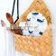 Hand woven Wall Hanging Wicker Bamboo Basket, Flower Basket Wall Hanging Fruit Basket Wholesale Made in Vietnam