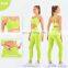 Wholesale Cover Auxiliary Breasts Ruched Stretch Sports Bra With Cross Back Fitness Women