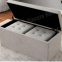 Hot-sale Living Room Comfortable Velvet Upholstered Modern Classic Indoor Solid Wood Frame Luxury Design Storage Foldable Ottoman Bench