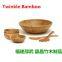 Bamboo Salad Bowls with Servers,bamboo wooden kitchen tools Wholesale