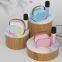 Outdoor karaoke loudspeaker box wireless bt music player portable mini speaker with two wireless microphone