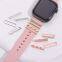 New Diamond Charms Loops for Apple Watch Bands Decorative Charms Ring for Silicone IWatch Band SE 6 7 8 49mm 45mm 46mm