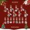 Wholesale Enamel Christmas Santa Claus Metal Keychains Custom Logo Glitter Christmas Keychains Day Enamel Keyring