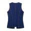 European and American style slim fit denim vest+high waisted shorts set