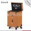 2016 Guangzhou factory supplier high quality trolley makeup case with lights and mirror