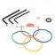 PJB001 Parts Kit Set of Tattoo Machine Rubber Band Shockproof O-ring Grommets Nipples Wrench Spacers Tattoo Kit