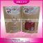 New custom printing standup tea bag with zipper