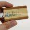 Promotional Gift Wooden Card USB Flash 4gb