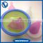 Reusable 100% Medical collapsible Silicone Menstrual Period Cup Pink/Purple/Transparent
