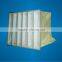 Synthetic fiber pocket filter for second stage gas turbine