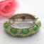 Bangle, Fashion Women Gold Alloy Resin Beads Hinge Crystal Bangle, Bangle Bracelet Jewelry Wholesale PT1557