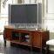 American living room furniture wood entertainment base TV cabinet entertainment console