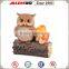 Cute double children hot selling garden solar light with flower basket