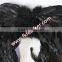 Black Wholesale Chicken Wings With Rooster Tail Feather Decoration