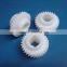 Guangzhou custom double bevel plastic gear wheel pom nylon hdpe uhmw-pe toy small plastic pinion helical worm gear