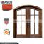 exterior solid wood arched top french doors design