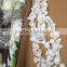 white hanging artificial wisteria flower for wedding decoration supplies