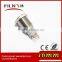 16mm diameter copper flat white 36V LED illuminated momentary push button switch