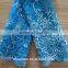 2015 new design embroidered lace fabric for wholesale