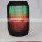 2016 New Portable MP3 FM Bluetooth Stereo Speaker With Colorful LED