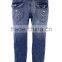 Ladies Denim Stretch Cropped Trouser Women Pants Jeans