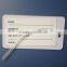 10x6cm PVC Luggage Tag with Transparent Soft Pocket and Insert Paper