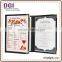 fast food restaurant equipment / faux leather Menu Cover / sugar cube related