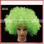 Cheering football fans wig/color wig,promotional wig,beautiful wig