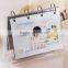 Modern Unique Clear Free Standing Acrylic Calendar Holders
