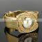  Express Wholesale Gold Leather Stylish Girls Watch