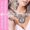 Cheap Women Gold Crystal Flower Crescent Moon Wedding Choker Necklace