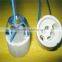 LED GU10 GZ10 spotlight lamp socket with hicky