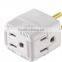 UL CUL approval triple electric outlet adapter current tap